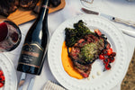 Load image into Gallery viewer, Wine &amp; Wagyu Box- NY Strip
