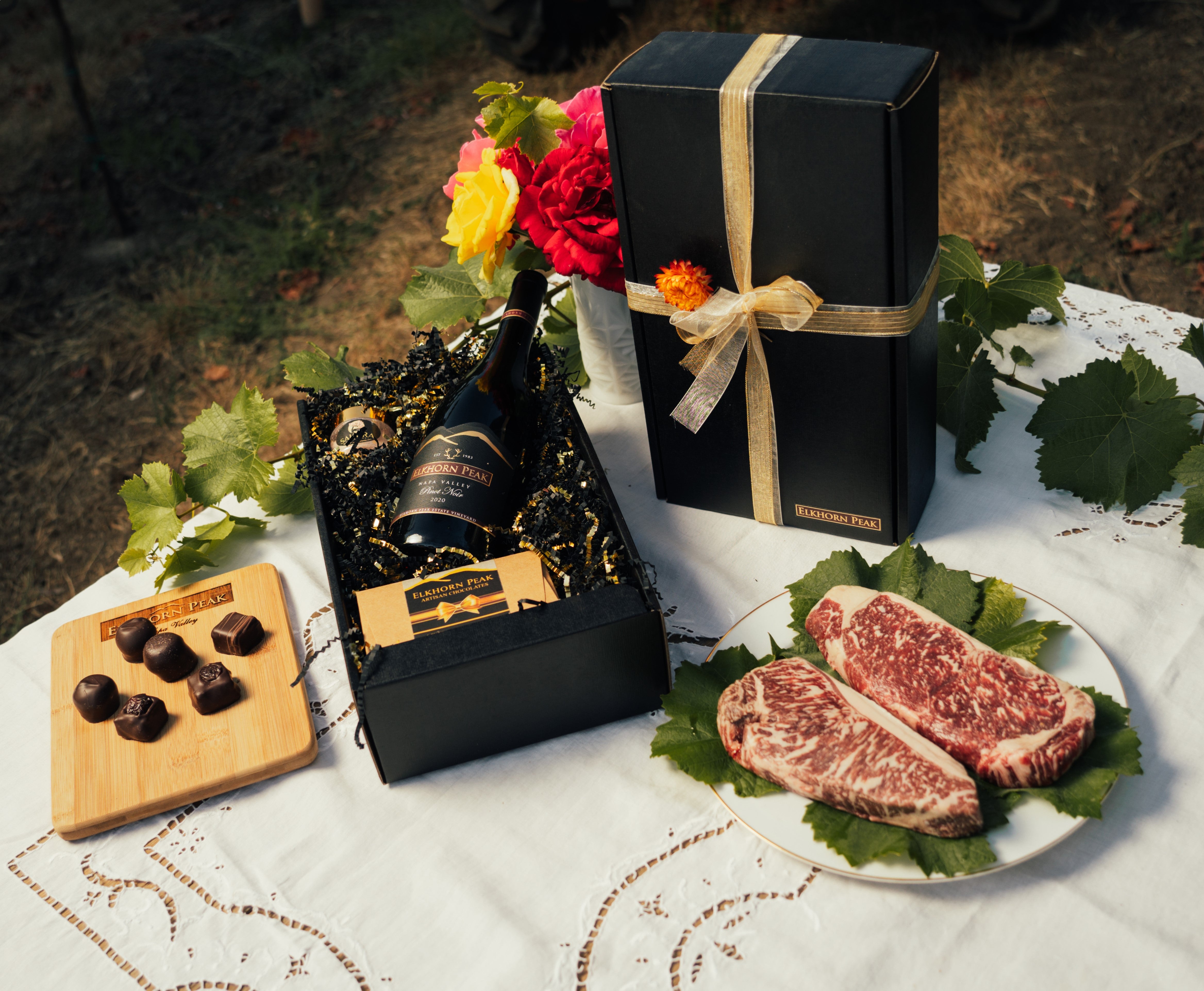 Wine & Wagyu Box- NY Strip